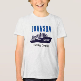 Family Cruise Ship Personalisiert Kids Boy Tshirt