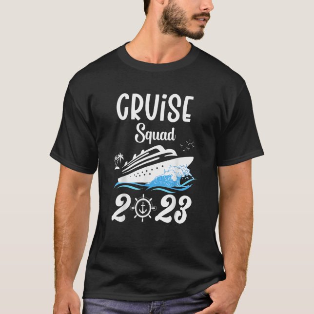 Family Cruise Squad 2023 Family Matching Group Squ T-Shirt (Vorderseite)