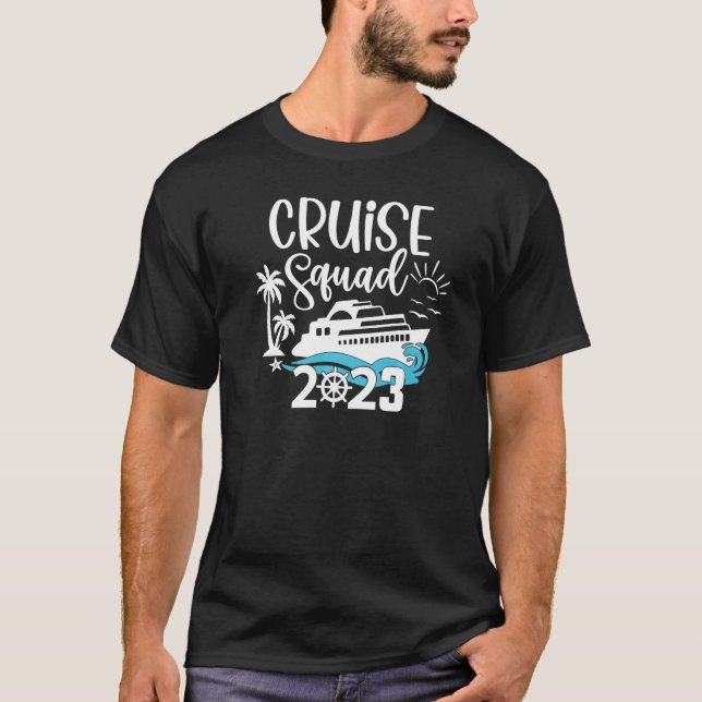 Family Cruise Squad 2023 Family Matching Group T-Shirt (Vorderseite)