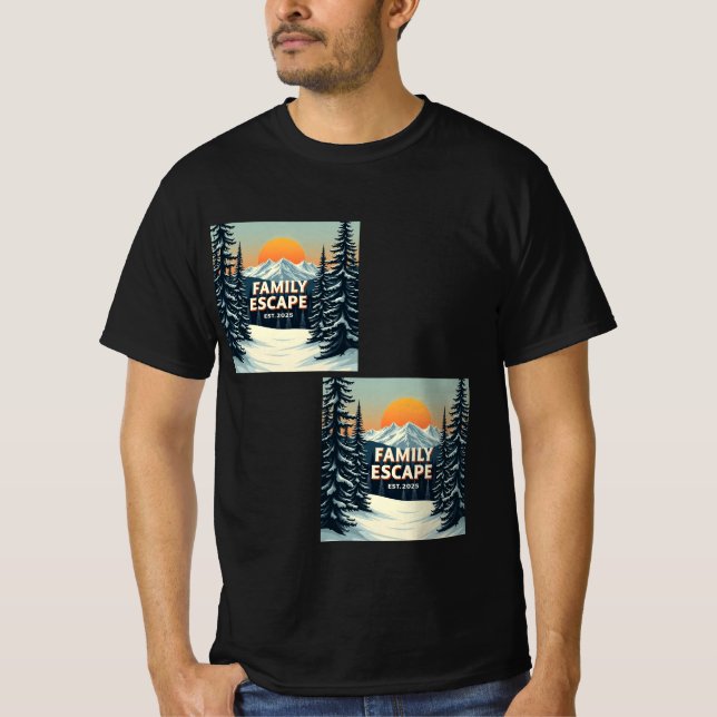 Family Escape National Park T-Shirt (Vorderseite)