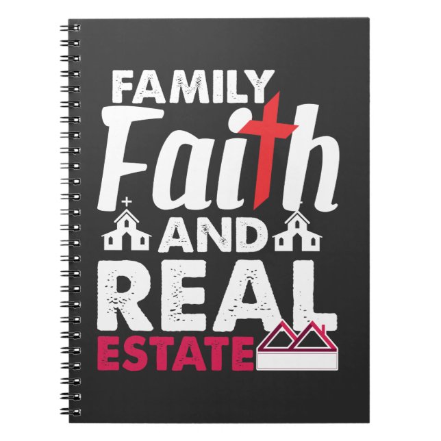 Family Faith Real Anwesen Investor Property Realto Notizblock (Vorderseite)