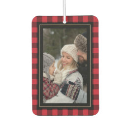 Family Foto Rustic Buffalo Kariert Autolufterfrischer