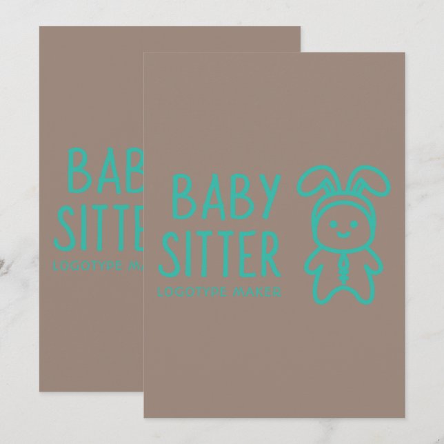 Family Friendly Children Services Family Logo Einladung (Vorne/Hinten)