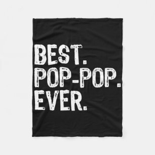 Family Funny Cool Poppop Bester Pop-Pop je Fleecedecke