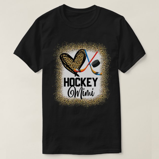 Family Hockey Player gibt Hockey Mimi T-Shirt (Design vorne)