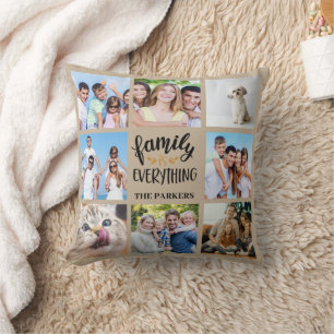 "Family is Everything" (Familie ist alles) Persona Kissen