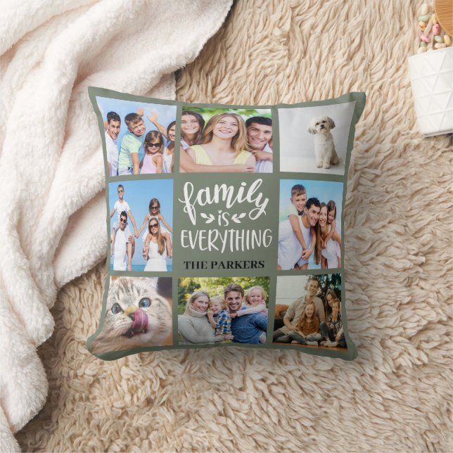 "Family is Everything" (Familie ist alles) Persona Kissen (Decke)