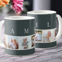 FAMILY Moderne Typografie und Custom 6 Foto Slate