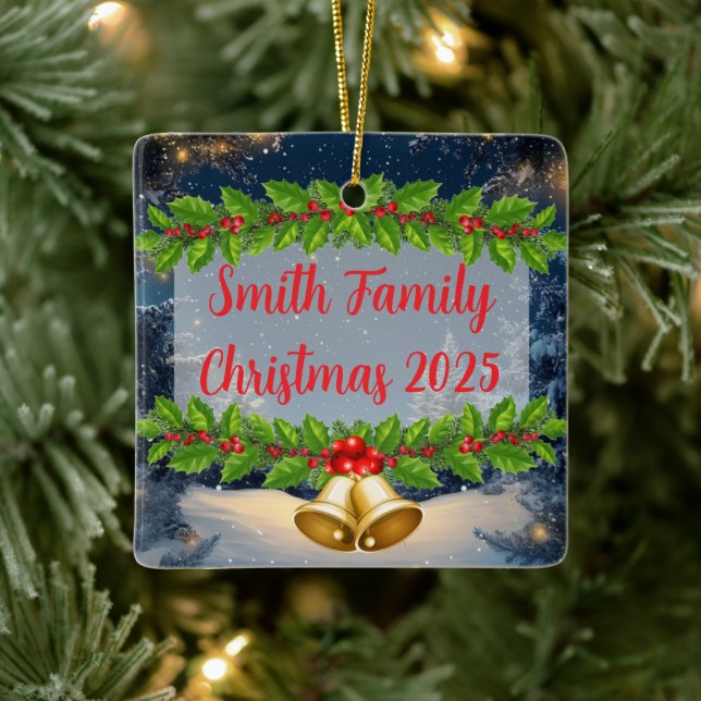 Family Name Christmas Ornament (Baum)