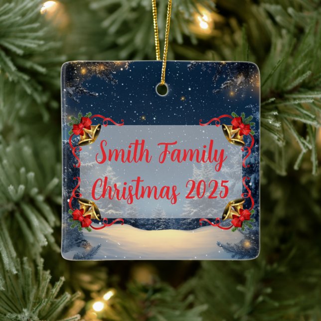 Family Name Christmas Ornament (Baum)