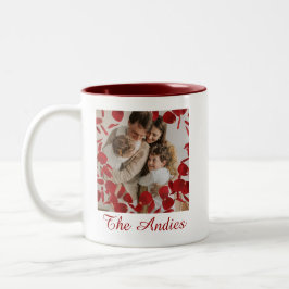 Family Name United Photo Mug Zweifarbige Tasse