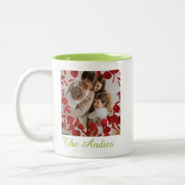 Family Name United Photo Mug Zweifarbige Tasse