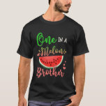Family One In A Melon Brother Birthday Party Match T-Shirt<br><div class="desc">Family One In A Melon Brother Birthday Party Matching Family</div>