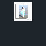 Family Personalized Photo and Text Typography Leinwanddruck<br><div class="desc">Family Personalized Photo and Text Typography wall art - Canvas Print from - add your own photograph and text to this great canvas</div>