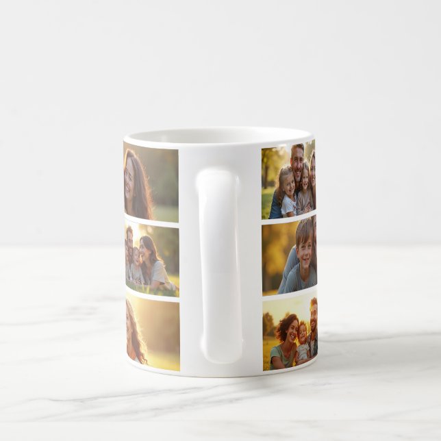Family Photo Coffee Mug  (Poignée)