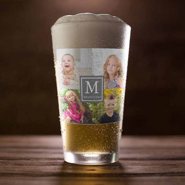 Family Photo Collage Glas (Von Creator hochgeladen)