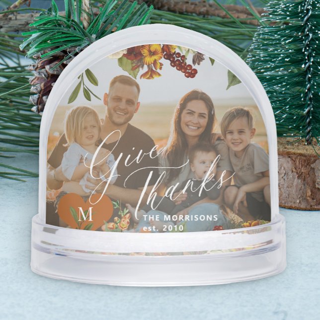 Family photo keepsake Thanksgiving fall decor (Créateur téléchargé)