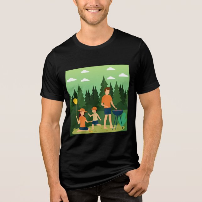 FAMILY PICNIC Tri-Blend SHIRT (Vorderseite)