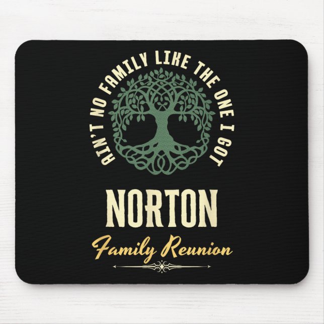Family Reunion 2025 Matching Design - Norton  Mousepad (Vorne)