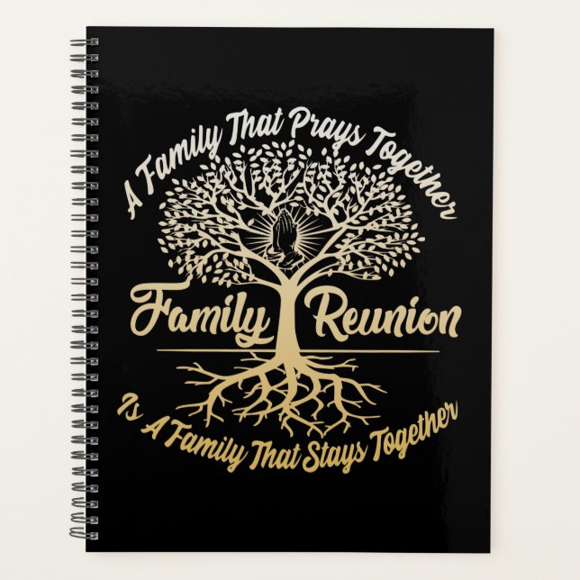 Family Reunion A Family Prays Together Planer (Vorderseite)