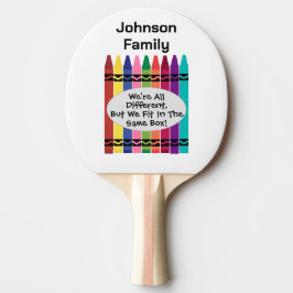 Family Reunion Ping Pong Paddle  Tischtennis Schläger