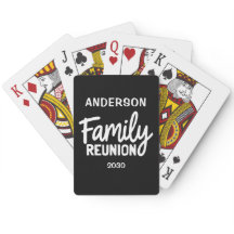 Family Reunion Playful Custom Date Name Game