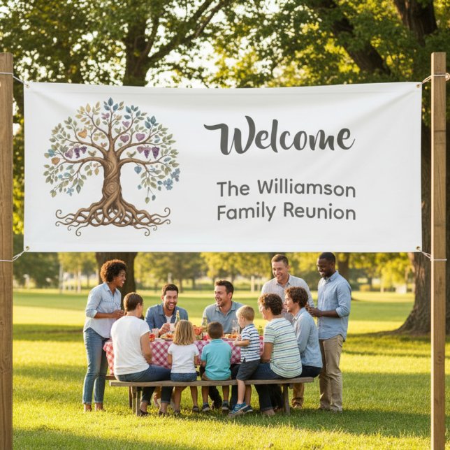 Family Reunion Yard Sign Banner (Family Reunion Banner)