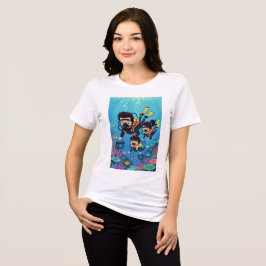 Family Scuba Diving Fun Tri-Blend Shirt