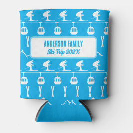 Family Ski Vacation Souvenir Dosenkühler