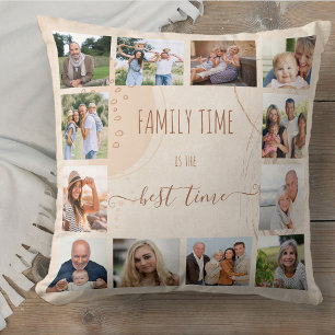 Family Time Organische Formen Neutral 12 Quadratis Kissen