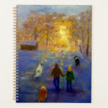 Family Time Planer<br><div class="desc">A family of Tri,  White and Sable rough collies walking through snow with their people.  CWB logo is on the woman's jacket. Family time was created for and donated to ColliesWithoutBorders by www.fostermoments.com. 

Every purchase helps a collie in need.  To learn more about our organization visit our website www.ColilesWithoutBorders.org</div>