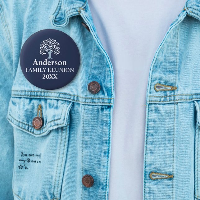 Family Tree Family Wiedersehen Individuelle Name/D Button (Von Creator hochgeladen)