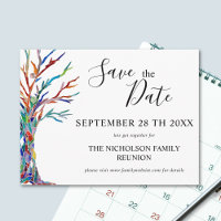 Family Tree Family Wiedersehen Save the Date