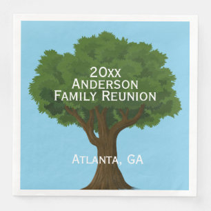 Family Tree Family Wiedersehen Serviette