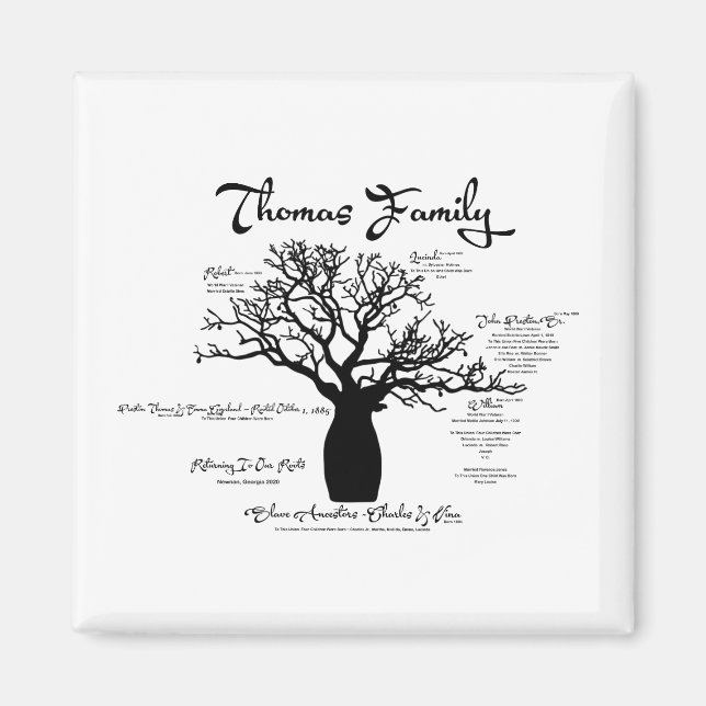 Family Tree Magnet (Vorne)