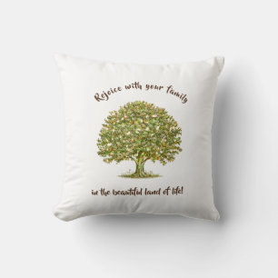 Family tree MOTHER's day gift, family tree quote T Kissen