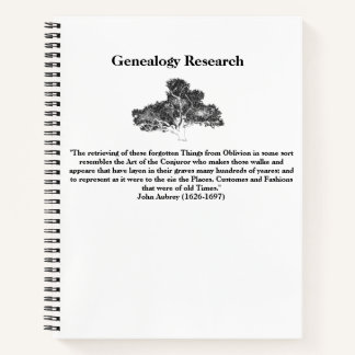 Family Tree Research Notebook Notizbuch