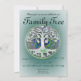 Family Tree Wiedersehen Einladung