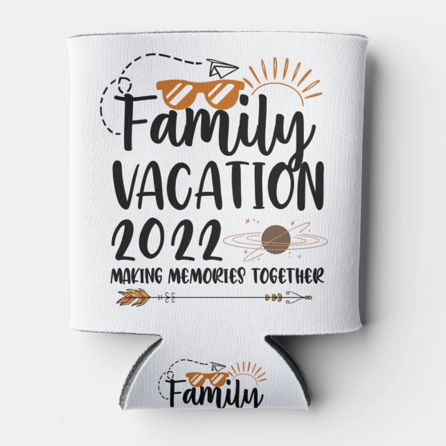 Family Vacation 2022 Making Memories Trip Matching Dosenkühler (Vorderseite)