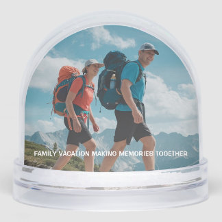 Family Vacation Couple Trip Schneekugeln
