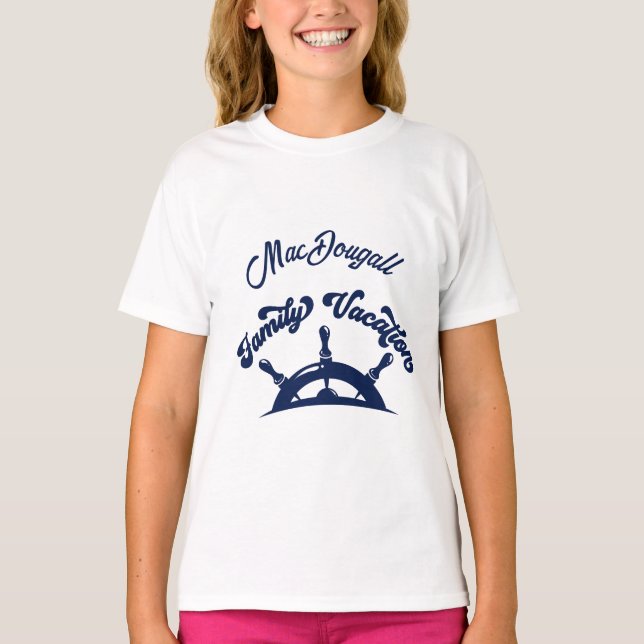 Family Vacation Matching Cruise T-Shirt (Vorderseite)