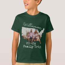 Family Vacation USA RoadTrip Foto Matching Family