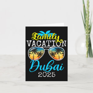 Family Vacay Squad Group Trip Familienurlaub Duba Karte