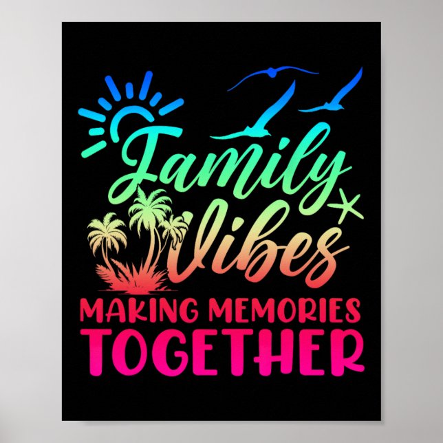 Family Vibes Erinnerungen 2025 Wiedersehen M Poster (Vorne)