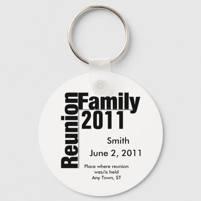 Family Wiedersehen 2011 Souviner Schlüsselanhänger (Vorderseite)