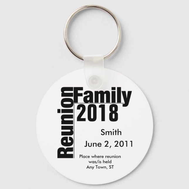 Family Wiedersehen 2018 Souviner Schlüsselanhänger (Vorderseite)