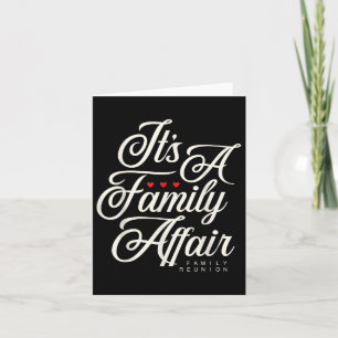 Family Wiedersehen 2025 Funny Family Party Liebe M Karte