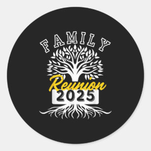 Family Wiedersehen 2025 Teilnahme-Meeting-Group Vi Runder Aufkleber