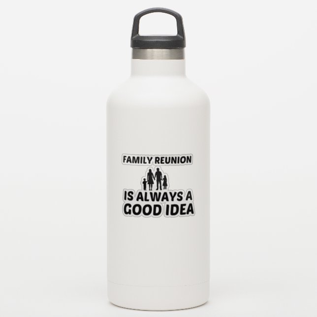 FAMILY WIEDERSEHEN AUFKLEBER (Wassserflasche)