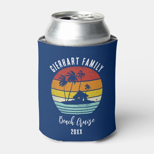 Family Wiedersehen Coastal Beach Cruise Custom Dosenkühler (Kanne Vorderseite)